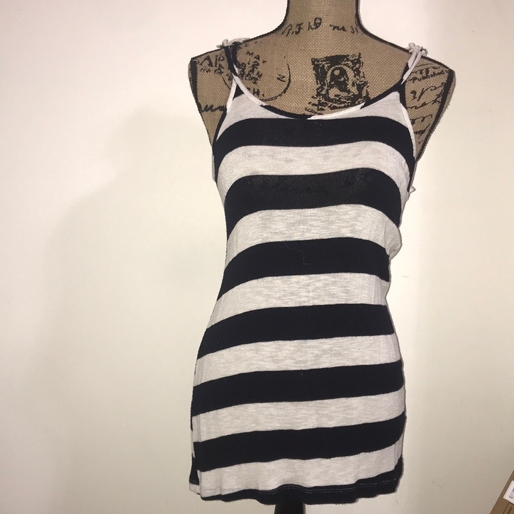 Nautical tunic with crochet